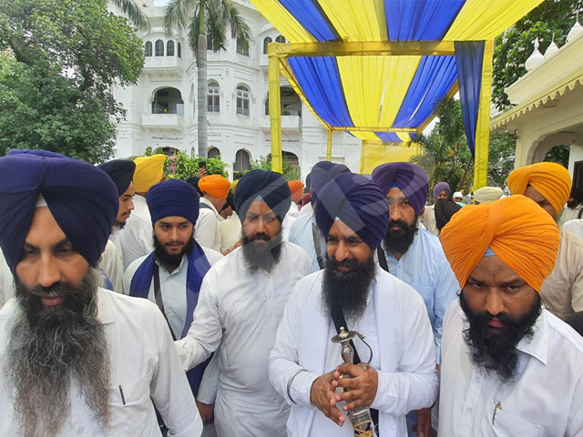 ਜਥੇਦਾਰ ਗੜਗੱਜ ਵੀ ਪਹੁੰਚੇ ਵਿਸ਼ਾਲ ਪੰਥਕ ਇਕੱਠ ਵਿਚ ਸ਼ਾਮਿਲ ਹੋਣ ਲਈ 