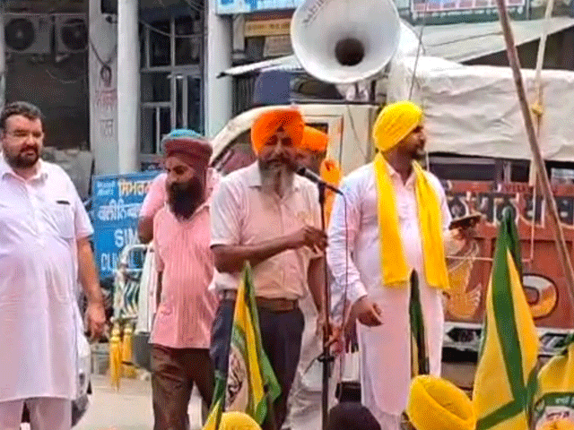 ਲੋਕ ਇਨਸਾਫ ਮੋਰਚਾ ਔਲਖ ਵਲੋਂ ਹਰਚੋਵਾਲ ਚੌਂਕ ਲਗਾਇਆ ਧਰਨਾ