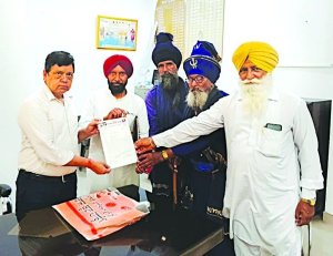 ਲੋਕ ਜਨਸ਼ਕਤੀ ਪਾਰਟੀ ਨੇ ਨਾਜਾਇਜ਼ ਕਬਜ਼ੇ ਛਡਵਾਉਣ ਸੰਬੰਧੀ ਉਪ ਮੰਡਲ ਮੈਜਿਸਟ੍ਰੇਟ ਨੂੰ ਦਿੱਤਾ ਮੰਗ ਪੱਤਰ
