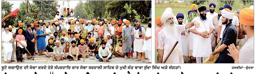 ਇਸ ਸਾਲ ਡੇਢ ਲੱਖ ਬੂਟੇ ਲਗਾਉਣ ਦਾ ਟੀਚਾ ਹੈ ਸੰਪਰਦਾਇ ਕਾਰ ਸੇਵਾ ਸਰਹਾਲੀ ਸਾਹਿਬ ਦਾ
ਸਿਰਫ਼ ਪੌਦੇ ਲਗਾਉਣਾ ਹੀ ਕਾਫ਼ੀ ਨਹੀਂ, ਸਗੋਂ ਉਨ੍ਹਾਂ ਦੀ ਨਿਰੰਤਰ ਸਾਂਭ-ਸੰਭਾਲ ਕਰਕੇ ਦਰੱਖਤ ਬਣਾਉਣਾ ਮਹੱਤਵਪੂਰਨ ਸੇਵਾ–ਸੰਤ ਬਾਬਾ ਸੁੱਖਾ ਸਿੰਘ
