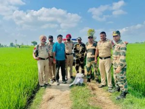 ਪਾਕਿਸਤਾਨ ਤੋਂ ਆਇਆ ਡਰੋਨ, ਚੀਨੀ ਪਿਸਤੌਲ, ਦੋ ਮੈਗਜੀਨ ਅਤੇ ਚਾਰ ਜ਼ਿੰਦਾ ਕਾਰਤੂਸ ਬਰਾਮਦ