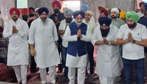 ਦਿੱਲੀ ਦੇ ਉੱਪ ਰਾਜਪਾਲ ਤਰਨਜੀਤ ਸਿੰਘ ਸੰਧੂ ਇਤਿਹਾਸਿਕ ਗੁਰਦੁਆਰਾ ਸਾਹਿਬ ਗੁਰੂ ਕਾ ਬਾਗ ਵਿਖੇ ਹੋਏ ਨਤਮਸਤਕ