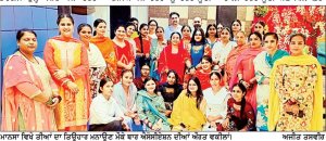 ਬਾਰ ਐਸੋਸੀਏਸ਼ਨ ਮਾਨਸਾ ਦੀਆਂ ਔਰਤ ਵਕੀਲਾਂ ਨੇ ਤੀਆਂ ਦਾ ਤਿਉਹਾਰ ਮਨਾਇਆ
