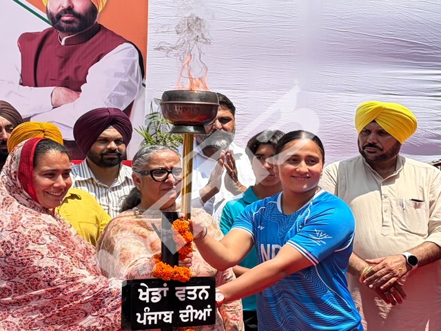 'ਖੇਡਾਂ ਵਤਨ ਪੰਜਾਬ ਦੀਆਂ’ ਸੰਬੰਧੀ ਮਸ਼ਾਲ ਮਾਰਚ ਸੰਗਰੂਰ ਤੋਂ ਸ਼ੁਰੂ