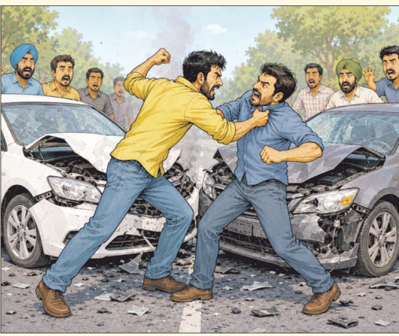 ਸੂਬੇ ਵਿਚ ਸੜਕਾਂ ’ਤੇ ਲੜਾਈ-ਝਗੜਿਆਂ ਕਾਰਨ ਜਾ ਰਹੀਆਂ ਨੇ ਕੀਮਤੀ ਜਾਨਾਂ
ਚਾਲਕਾਂ ’ਚ ਸਹਿਣਸ਼ੀਲਤਾ ਦੀ ਕਮੀ