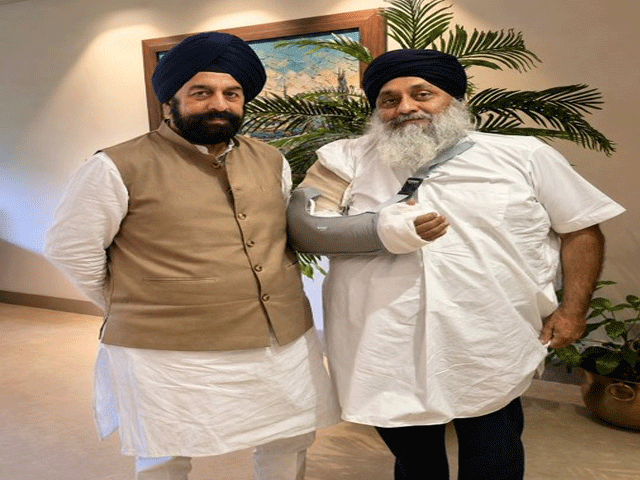 ਭਾਜਪਾ ਦੇ ਰਾਸ਼ਟਰੀ ਬੁਲਾਰੇ ਆਰ.ਪੀ. ਸਿੰਘ ਨੇ ਸੁਖਬੀਰ ਸਿੰਘ ਬਾਦਲ ਦੀ ਸਿਹਤ ਦਾ ਹਾਲ-ਚਾਲ ਪੁੱਛਣ ਲਈ ਕੀਤੀ ਮੁਲਾਕਾਤ
