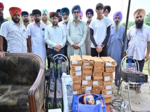 ਡਾ. ਰਵਜੋਤ ਸਿੰਘ ਵਲੋਂ  ਨਵੇਂ ਬਣਾਏ ਖੇਡ ਮੈਦਾਨ ਦਾ ਉਦਘਾਟਨ