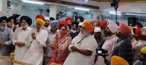 ਤਖ਼ਤ ਸ੍ਰੀ ਦਮਦਮਾ ਸਾਹਿਬ ਨਤਮਸਤਕ ਹੋਏ ਸ਼੍ਰੋਮਣੀ ਅਕਾਲੀ ਦਲ (ਬ) ਪ੍ਰਧਾਨ ਸੁਖਬੀਰ ਸਿੰਘ ਬਾਦਲ