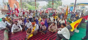 ਸਾਂਝਾ ਮੁਲਾਜ਼ਮ ਮੰਚ’ ਦੇ ਸੱਦੇ 'ਤੇ ਨਾਭਾ ਦੇ ਪਟਿਆਲਾ ਗੇਟ ਵਿਖੇ ਸਰਕਾਰ ਖਿਲਾਫ਼ ਧਰਨਾ ਸ਼ੁਰੂ