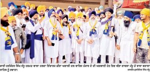 ਹਰਜਿੰਦਰ ਸਿੰਘ ਸੰਧੂ ਹਸ਼ਮਤ ਵਾਲਾ ਦੀ ਅਗਵਾਈ ਹੇਠ ਆਗੂ ਅਤੇ ਵਰਕਰ ਬਾਬਾ ਬਕਾਲਾ ਸਾਹਿਬ ਲਈ ਰਵਾਨਾ