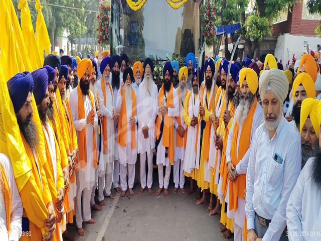 ਗੁਰਦੁਆਰਾ ਫ਼ਤਹਿਗੜ੍ਹ ਸਾਹਿਬ ਤੋਂ ਮੀਰੀ ਪੀਰੀ ਖ਼ਾਲਸਾ ਮਾਰਚ ਅਗਲੇ ਪੜਾਅ ਲਈ ਹੋਇਆ ਰਵਾਨਾ