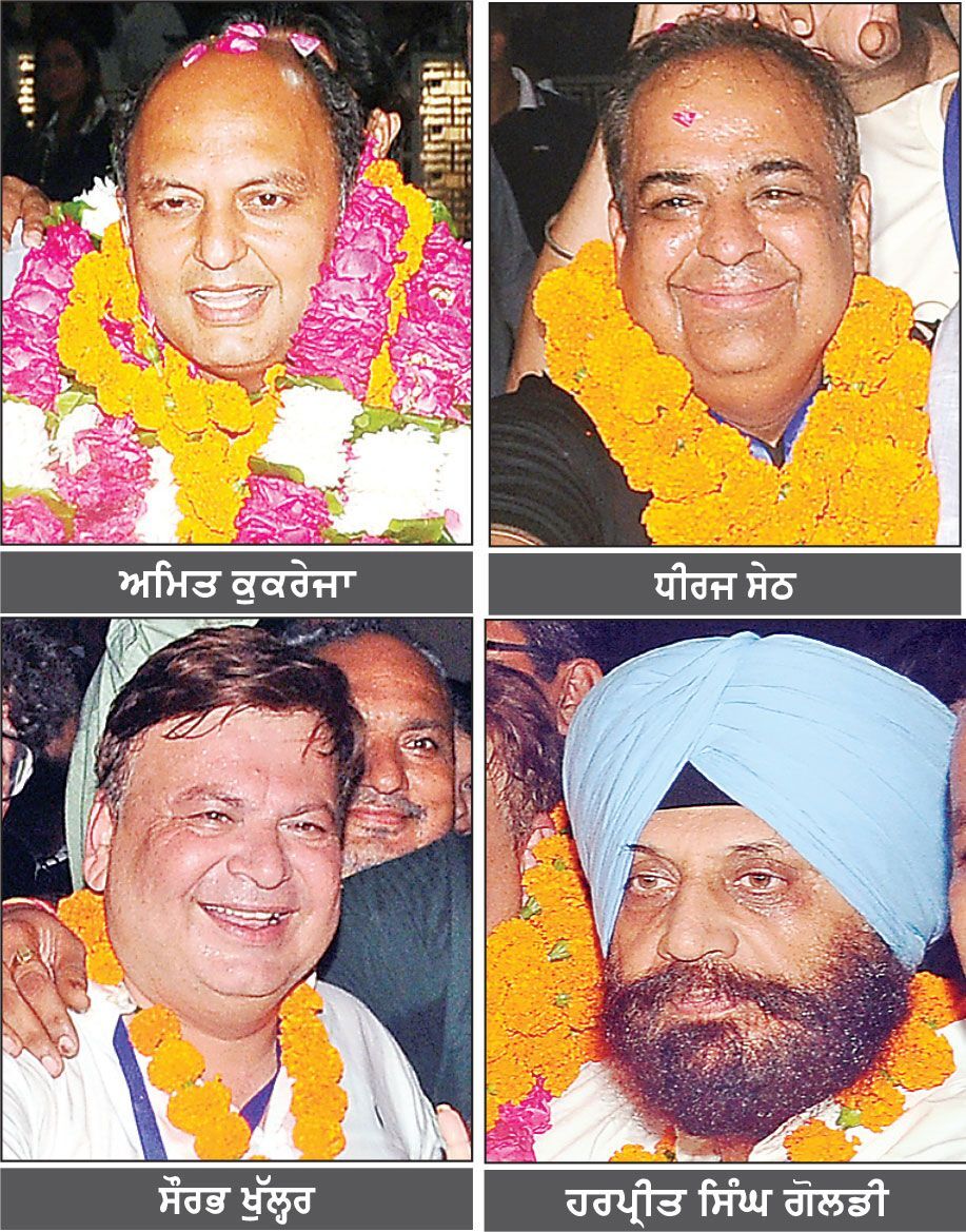 ਅਮਿਤ ਕੁਕਰੇਜਾ ਦੀ ਜਿੱਤ ਤੋਂ ਬਾਅਦ ਉਨ੍ਹਾਂ ਨੂੰ ਮੋਢਿਆਂ ’ਤੇ ਚੁੱਕ ਕੇ ਜਿੱਤ ਦੇ ਜਸ਼ਨ ਮਨਾਉਂਦੇ ਹੋਏ ਉਨ੍ਹਾਂ ਦੇ ਸਮਰਥਕ।
ਜਸਪਾਲ ਸਿੰਘ