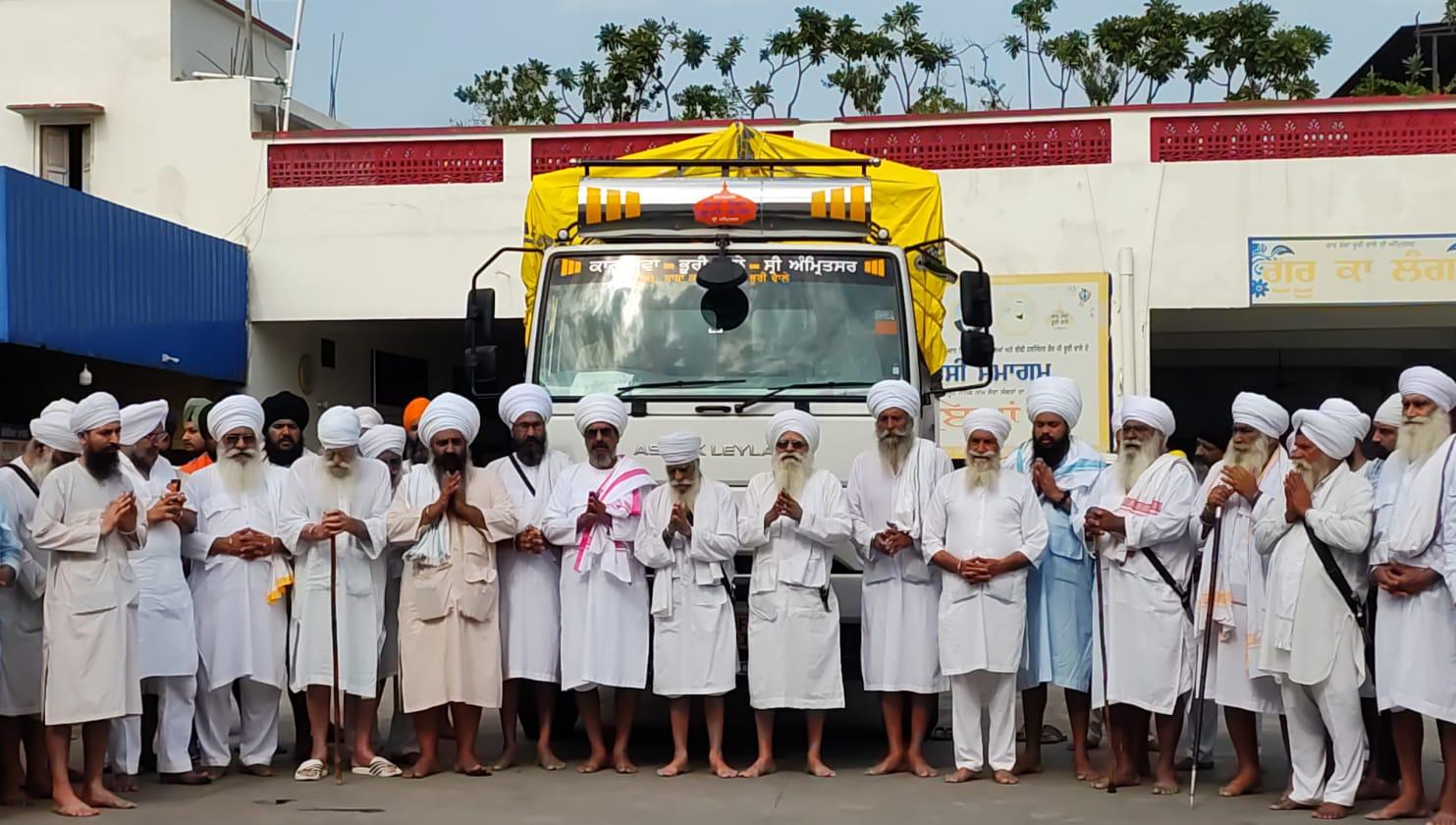 ਕਾਰ ਸੇਵਾ ਸੰਪਰਦਾਇ  ਭੂਰੀ ਵਾਲਿਆਂ ਵਲੋਂ ਲੰਗਰ ਦੀਆਂ ਰਸਦਾਂ ਦਾ ਟਰੱਕ ਪਟਨਾ ਸਾਹਿਬ ਲਈ ਰਵਾਨਾ