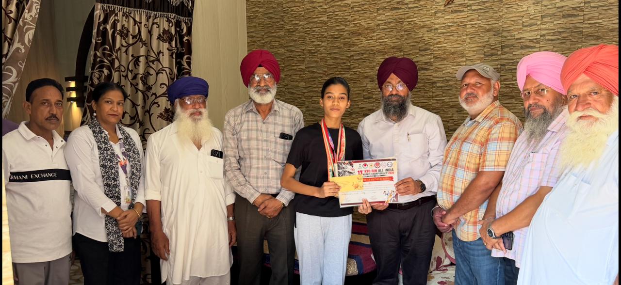ਕੱਥੂਨੰਗਲ ਦੀ ਹਰਲੀਨ ਕੌਰ ਨੇ ਨੈਸ਼ਨਲ ਪੱਧਰ ਦੀ ਕਿਊ ਰਿਨ ਕਰਾਟੇ ਚੈਂਪੀਅਨਸ਼ਿਪ ’ਚ ਜਿੱਤਿਆ ਗੋਲਡ ਮੈਡਲ