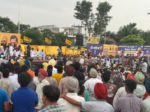 ਮੁੱਖ ਮੰਤਰੀ ਭਗਵੰਤ ਮਾਨ ਪ੍ਰੋਗਰਾਮ ਸੱਥ ਤਹਿਤ ਪਿੰਡ ਤੀੜਾ ਨਿਊ ਚੰਡੀਗੜ੍ਹ ਪੁੱਜੇ