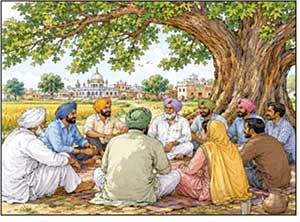 ਸੱਥ 'ਚ ਹੋਈ ਖੁੰਢ ਚਰਚਾ