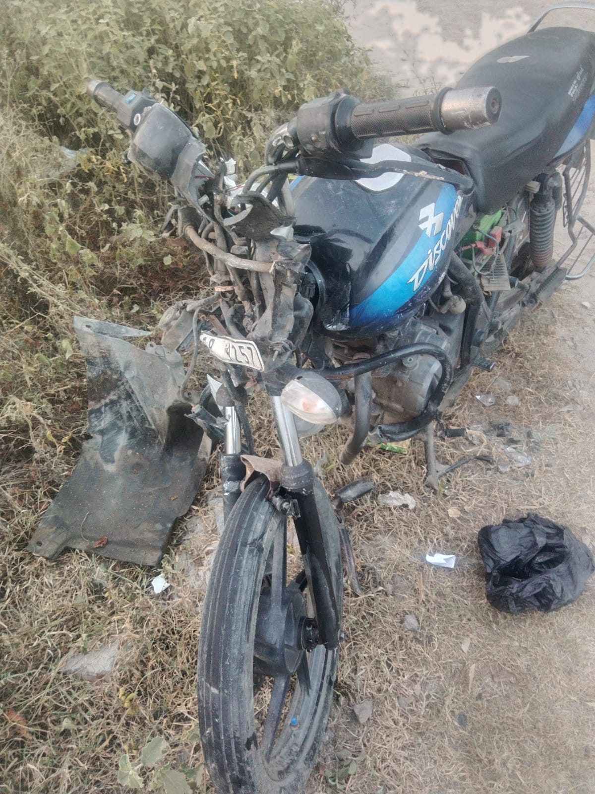 ਕਾਰ ਤੇ ਮੋਟਰਸਾਈਕਲ ਦੀ ਟੱਕਰ ਵਿਚ ਇਕ ਵਿਅਕਤੀ ਦੀ ਮੌਤ