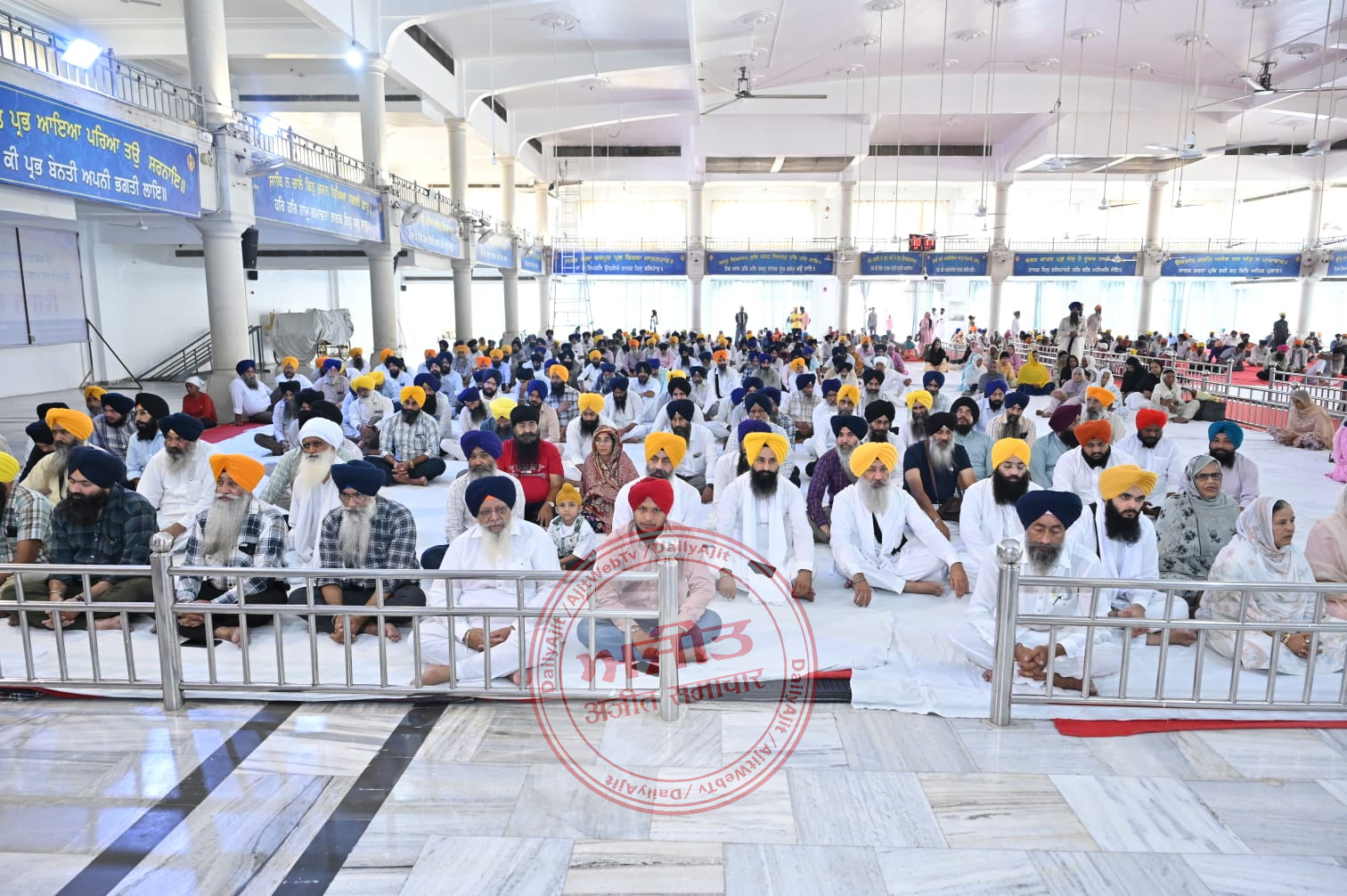 ਸ੍ਰੀ ਦਰਬਾਰ ਸਾਹਿਬ ਸਮੂਹ ਵਿਖੇ ਭੱਟ ਸਾਹਿਬਾਨ ਦਾ ਗੁਰੂ ਸਾਹਿਬ ਨਾਲ ਮਿਲਾਪ ਦਿਹਾੜਾ ਸ਼ਰਧਾ ਸਹਿਤ ਮਨਾਇਆ