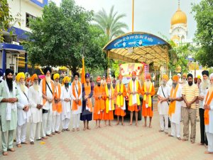 ਸ੍ਰੀ ਗੁਰੂ ਨਾਨਕ ਦੇਵ ਜੀ ਦੇ ਵਿਆਹ ਪੁਰਬ ਨੂੰ ਸਮਰਪਿਤ ਅਜਨਾਲਾ ਤੋਂ ਵਿਸ਼ਾਲ ਨਗਰ ਕੀਰਤਨ ਸਜਾਇਆ