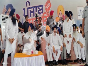 ਸ਼੍ਰੋਮਣੀ ਅਕਾਲੀ ਦਲ ਬਾਦਲ ਵਲੋਂ ਵਿਸ਼ਾਲ ਰੈਲੀ, ਸੁਖਬੀਰ ਸਿੰਘ ਬਾਦਲ ਸਮੇਤ ਸਮੁੱਚੀ ਲੀਡਰਸ਼ਿਪ ਦੀ ਸ਼ਮੂਲੀਅਤ