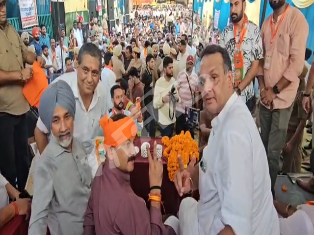 ਭਾਜਪਾ ਦੀ ਨਸ਼ਾ ਮੁਕਤ ਪੰਜਾਬ ਯਾਤਰਾ ਦੌਰਾਨ ਡੇਰਾਬੱਸੀ ਪਹੁੰਚੇ ਮਨੋਜ ਤਿਵਾੜੀ