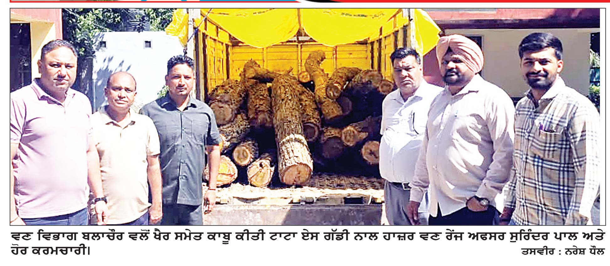 ਸਿਆਣਾ ਦੇ ਸਰਕਾਰੀ ਜੰਗਲ ’ਚੋਂ ਖੈਰ ਦੀ ਲੱਕੜ ਚੋਰੀ ਦੀ ਕੋਸ਼ਿਸ਼ ਨਾਕਾਮ