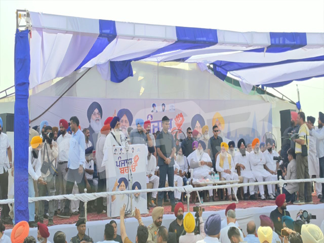 ਉਗਰ ਔਲਖ (ਅਜਨਾਲਾ) ਵਿਖੇ ‘ਪੰਜਾਬ ਬਚਾਓ ਰੈਲੀ’ ’ਚ ਸੁਖਬੀਰ ਸਿੰਘ ਬਾਦਲ ਤੇ ਬਿਕਰਮ ਸਿੰਘ ਮਜੀਠੀਆ ਪਹੁੰਚੇ