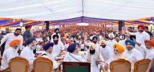 ਪੰਜਾਬ ਬਚਾਓ ਰੈਲੀ ਦੌਰਾਨ ਸੁਖਬੀਰ ਸਿੰਘ ਬਾਦਲ ਵਲੋਂ ਜਥੇ:ਵੀਰ ਸਿੰਘ ਲੋਪੋਕੇ ਨੂੰ ਹਲਕਾ ਰਾਜਾਸਾਂਸੀ ਤੋਂ 7ਵੀਂ ਵਾਰ ਉਮੀਦਵਾਰ ਐਲਾਨਿਆ