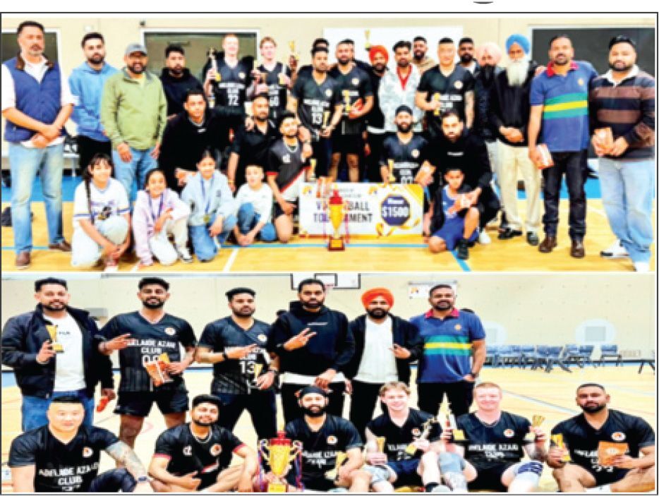ਐਡੀਲੇਡ ਆਜ਼ਾਦ ਕਲੱਬ ਨੇ ਜਿੱਤਿਆ ਚੌਥਾ ਸਾਲਾਨਾ ਵਾਲੀਬਾਲ ਟੂਰਨਾਮੈਂਟ