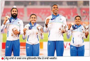 ਭਾਰਤ ਨੇ ਨਵੇਂ ਕੌਮੀ ਰਿਕਾਰਡ ਨਾਲ ਜਿੱਤਿਆ ਕਾਂਸੀ ਦਾ ਤਗਮਾ