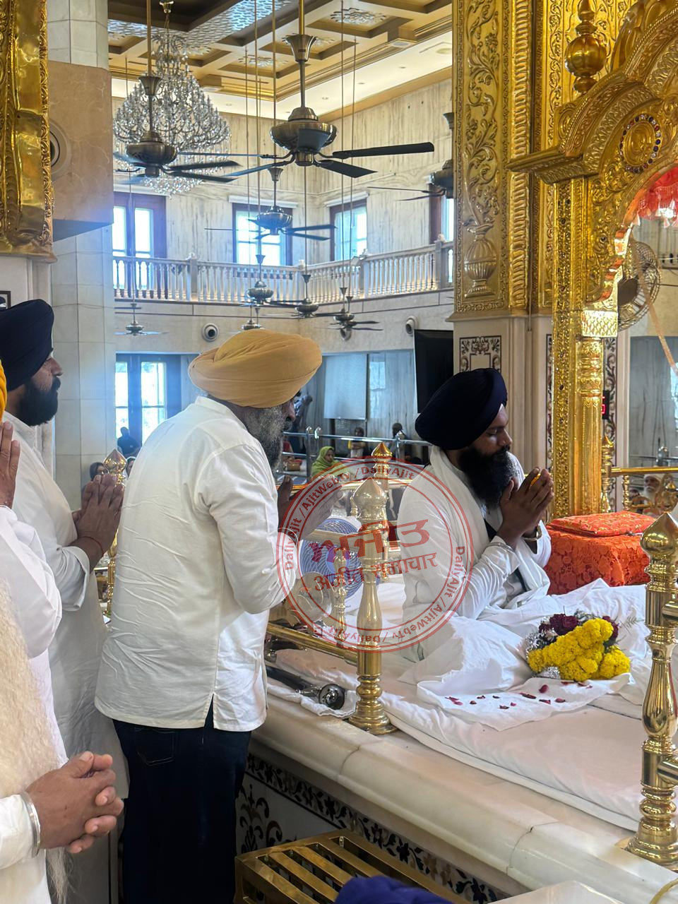 ਪ੍ਰਧਾਨ ਬਣਨ ਤੋਂ ਬਾਅਦ ਗੁਰਦੁਆਰਾ ਬੰਗਲਾ ਸਾਹਿਬ ਵਿਖੇ ਨਤਮਸਤਕ ਹੋਣ ਪੁੱਜੇ ਪਰਗਟ ਸਿੰਘ