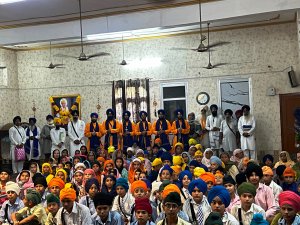 ਸ੍ਰੀ ਗੁਰੂ ਰਵਿਦਾਸ ਜੀ ਦੇ 650 ਸਾਲਾ ਪ੍ਰਕਾਸ਼ ਪੁਰਬ ਨੂੰ ਸਮਰਪਿਤ ਅੰਮ੍ਰਿਤ ਸੰਚਾਰ ਸਮਾਗਮ ਕਰਵਾਇਆ ਗਿਆ