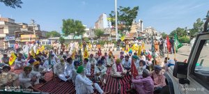 ਪੰਜਾਬ ਬੰਦ ਦੇ ਸੱਦੇ ਦੀ ਹਿਮਾਇਤ ਵਿੱਚ ਸੰਗਰੂਰ ਵਿੱਚ  ਦਿੱਤਾ ਰੋਸ ਧਰਨਾ