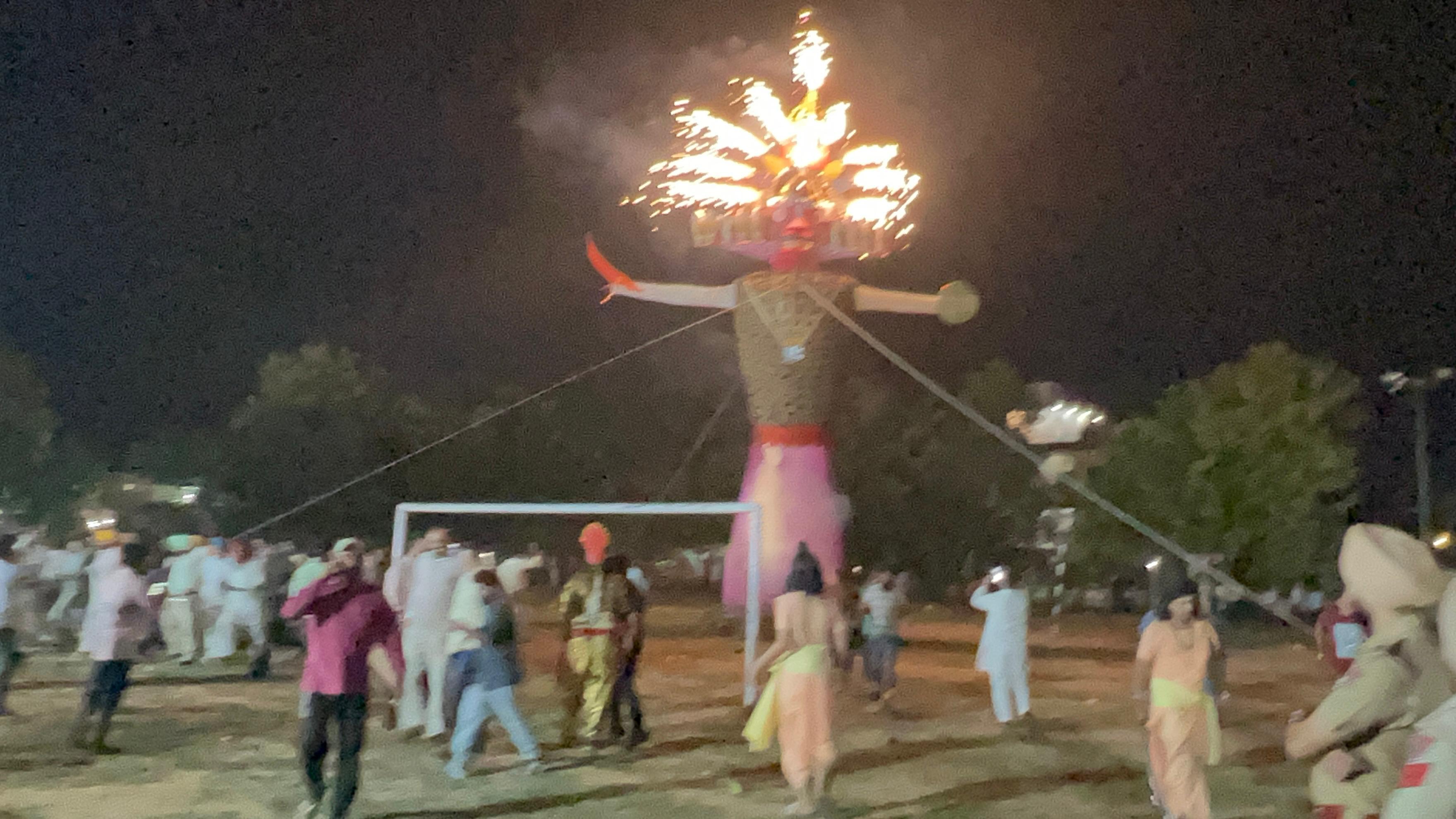 ਭਵਾਨੀਗੜ੍ਹ ਵਿਖੇ ਦੁਸਹਿਰੇ ਦਾ ਤਿਉਹਾਰ ਮਨਾਇਆ