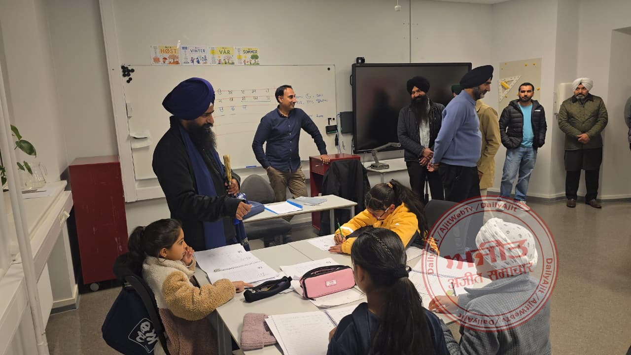 ਜਥੇਦਾਰ ਗੜਗੱਜ ਵਲੋਂ ਨਾਰਵੇ ਦੇ ਮਾਤਾ ਗੁਜਰੀ ਜੀ ਪੰਜਾਬੀ ਸਕੂਲ ਦਾ ਦੌਰਾ