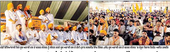 ਯੂਥ ਅਕਾਲੀ ਦਲ ਵਲੋਂ ਮੰਡੀ ਕਿੱਲਿਆਂਵਾਲੀ ’ਚ ਵਰਕਰ ਸੰਮੇਲਨ ਕਰਵਾਇਆ