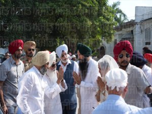 ਯੁਵਰਾਜ ਭੁਪਿੰਦਰ ਸਿੰਘ ਦੇ ਪਿਤਾ ਦੇ ਭੋਗ ਤੇ ਡੇਰਾ ਮੁਖੀ ਬਾਬਾ ਗੁਰਿੰਦਰ ਸਿੰਘ ਪਹੁੰਚੇ